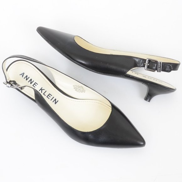 Anne klein kitten heel slingback online